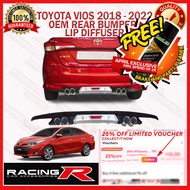 Toyota Vios Prime 2019 to 2025 OEM Rear Bumper Lip Diffuser 2019 2020 2021 2022 2023 2024 ( Car Acce