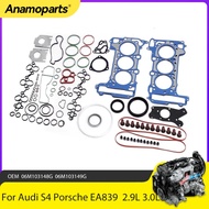 Engine Overhaul Rebuild Gaskets Seals Kit Fit 2.9 L 3.0 L For Audi S4 S5 B9 A6 Q7 Porsche EA839 2.9L
