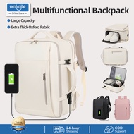 Umimile Travel Backpack Large Capacity 38L Expandable Waterproof Oxford Laptop Backpack For School W