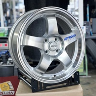 [1 SET] WORK Meister S1 AOW Design Sport Rim 15 16 17 Inch 4H100 4H114.3 5H113 Racing Wheel THAILAND