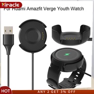 MIRACLE USB Charger Charging Cable Dock for Xiaomi Huami Amazfit Verge Youth Watch A1808 Sports Bracelet