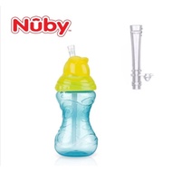 NUBY CLICK-IT FLIP-IT CUP FAT STRAW 12OZ/360ML 12 MONTHS+
