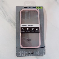 9.9成新UNIU i12 Pro粉色霧面背蓋防摔矽膠殼 Apple iPhone