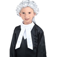 Cosplay Costume New Style cosplay Middle Small Children Professional Role-Playing Lawyer Wig Childre