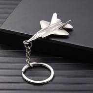 AVIC J-35A F-22 aircraft model Fighter aircraft model keychain, 3D mobile pendant, human