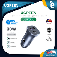 UGREEN UG-CD130-40858 CAR CHARGER PD 30W + SCP 22.5W USB TYPE A + C DUAL PORT CAR CHARGER - CD130