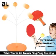 Table Tennis Trainer Ping Pong Training Machine Set with Soft Shaft Practice Equipment For Children Home Indoor Sports