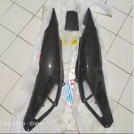 WIN Rear Body Cover Side/ + Stop Cover BLACK Honda Supra X 125 Batman 2007 - 2013 (SUPRA X 125 07 BL