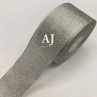 Premium Order 2 Inch Silver Metallic Glitter Ribbon/5Cm Christmas Christmas Ribbon/Roll Parcel Ribbo