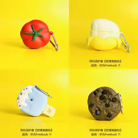 Earphone Case For Huawei Freebuds 7i 3D Cute Cartoon Silicone Shell Headphone Cover For Huawei Freeb