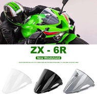 For ZX6R New Motorcycle Accessories Windscreen Windshield Wind Deflectors Shield Protector For Kawas