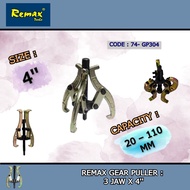 REMAX GEAR PULLER: 3 JAW X 4 ''