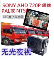 四路行車紀錄器專用SONY AHD 720P &amp; 960P高清無光夜視鏡頭(PAL或NTSC,航空頭,鏡像)