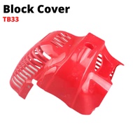 TB33 TU33 BG330 TB43 TU43 BG430 brush cutter engine block cylinder red cover mesin rumput cover mera