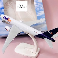 BOEING 777 MODEL PLANE "FEDEX EXPRESS NATIONWIDE SHIPPING" HIGH QUALITY METAL 20CM SCALE 1:400