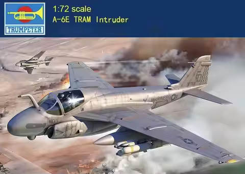 Trumpeter 01642 1/72 A-6E TRAM Intruder Aircraft Model Kit