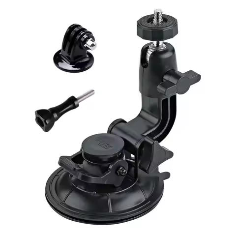 Glass Suction Cup Action Camera Sport Cam Tripod Mount for Car Record Holder Stand Bracket for Gopro