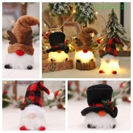 CABEZA Elf Gnome Light, Antlers Dwarf Rudolph Gnome Glowing Doll, Creativity Lattice Hat With Lights