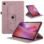 For Lenovo Tab 10.1 inch 2025 TB311FU Case Embossed 360 Rotating Stand Tablet Funda For Lenovo Tab K