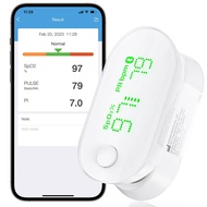 iHealth AIR Rechargeable Fingertip Pulse Oximeter, Blood Oxygen Saturation Monitor with App, SpO2, P