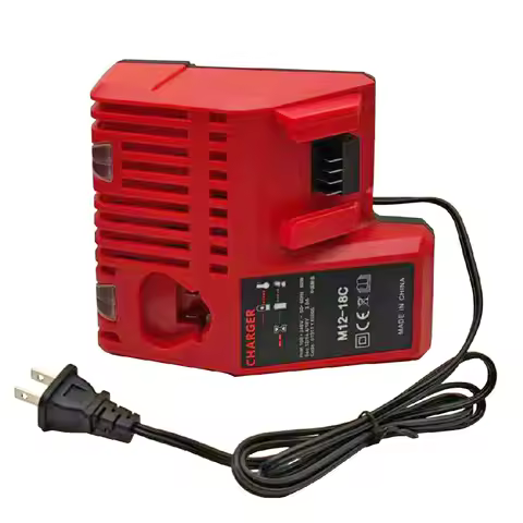 M12-18C Charger For Milwaukee 12V 14.4V 18V Lithium Battery Case Pack For M12 For M14 For M18 For M1