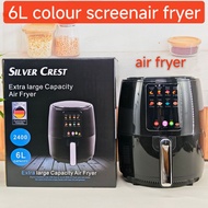 6L Air fryer Multifunctional Smart Touch Screen Oven Large Capacity Air fryer Electric fryer French 