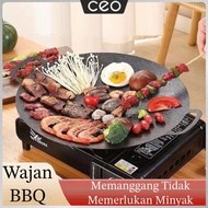 Alat Panggangan BBQ - Tempat Panggangan Bulat Piring Grill Pan - CEO