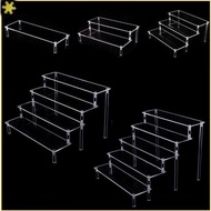 Clear Acrylic Display Stand For Anime Figures Cupcake Shelf Organizer Desserts Holder Jewels Display