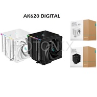 DEEPCOOL AK620 DIGITAL PRO CPU air cooler dual tower 6 heat pipes 260W for LGA1700/1200/115x/AM5/AM4