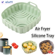 ELO Oven Trays, Cooking Accessories with Handle Air Fryer Silicone Tray, Gifts Non-stick Square Air 