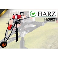 63CC HARZ Earth Auger Machine With Auger Trolley Wheel / Mesin Drill Tanah - HZ6021 (HEAVY DUTY)