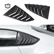 Car Rear Triangle Blinds Windshield Sunshade for  BRZ  86 2022+ Car Trim Parts Carbon Fiber Pattern