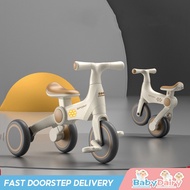 Kid's Tricycle Children's Tricycle Balancing Bicycle Baby Multi Functional Lightweight Foldable Bicycle