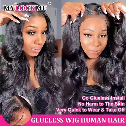 32 34 36 38 Inch Body Wave 6x4 5x5 9x6 7x5 Lace Closure Wig Glueless Wig Human Hair 180% Brazilian C