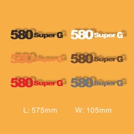Backhoe Loader Case 580 Super G Loader Lift Sticker. 7 colors chooses. ( free transfer film )