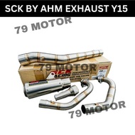 SCK RACING EXHAUST Y15ZR LC135 4S 5S RS150 32MM 35MM DOUBLE MANIFOLD BY AHM RACING