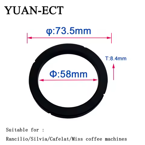 2 Pcs Rancilio Classic Gasket Silvia Group Head Gasket Cafelat Miss Silvia Silicone Steam Ring Group