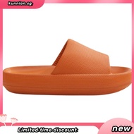 UTUNE 4.5CM Thick Sole Slippers for Men Soft Platform Home Shoes Men Outdoor Summer EVA Non-slip