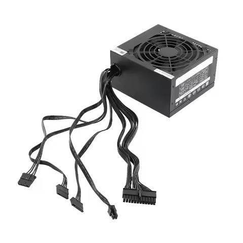 ATX Power Source Peak 400w Chassis, Power Supply Rated 250w, PC Desktop Energy-saving Silent Compute