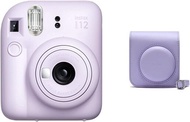 [Set] FUJIFILM Instax instant camera instax mini 12 lilac purple + "Instax instax mini 12" dedicated camera case purple