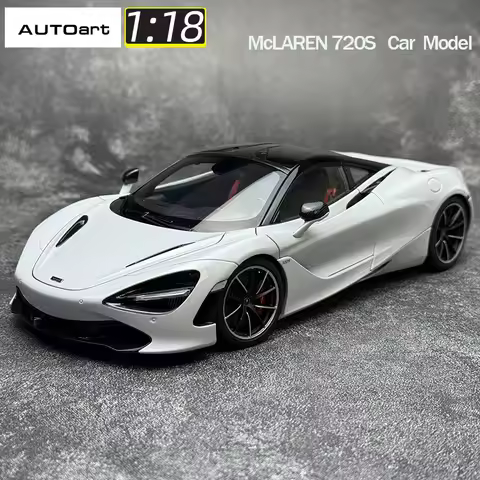 AUTOart 1:18 scale for McLaren 720S Sports car model static display pieces holiday gift collection