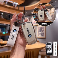 ปลอกกุญแจรถยนต์ bmw เคส กุญแจ รถ bmw ชุด1/2/3/4/5/6/7 พวงกุญแจbmw X2/3/4 เคสกุญแจbmw M5/6