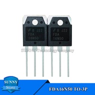 5Pcs FDA16N50 FQA16N50 TO-3P 16N50 TO3P 16A/500V MOSFET N-channel New