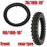 [NEW] Motosikal16 90/100-16 Atau19 70/100-19 Depan Belakang Tayar Pit Basikal 125/150cc Untuk Apollo