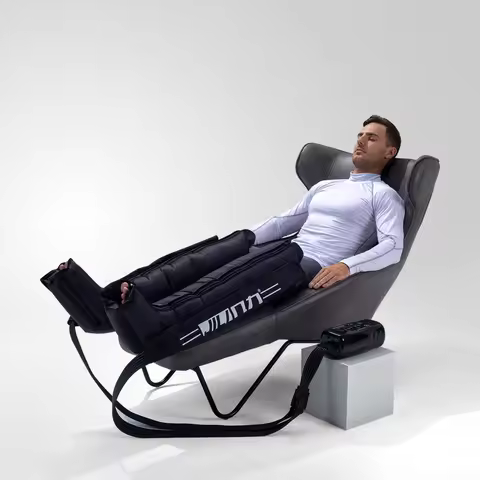 JILI Air Compression Foot Massager Leg Recovery Boots Blood Circulation Pressotherapy Relax Muscles 