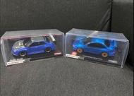 全新未開Kyosho Mini-Z Subaru 掃把佬車殼  1. Subaru Impreza with aero kit CTRP hood &  2. Subaru 22B-Sti Chrom