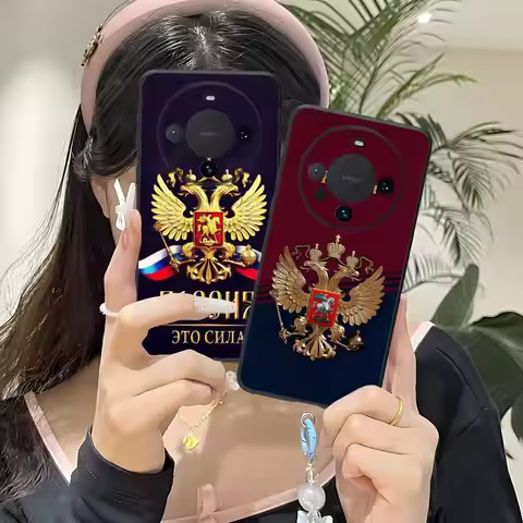 Russia Flag Mobile Cell Phone Case for Huawei Mate 60 50 40 30 20 10 Pro Plus Lite E 5G Colour Print