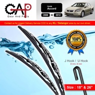 Honda Accord 2008-2012 Strong Front Wiper Blade Windscreen 1 Set 18'' & 26'' 2008 2009 2010 2011 201