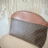 Celine中古經典老花化妝包/古董包 - 附送揹帶和轉換器