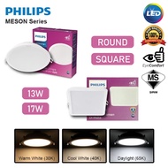 PHILIPS MESON 59467 17W 6" / PHILIPS MESON 59465 13W 5" / 59466 17W 6" / 59464 13W 5" LED SQUARE / R